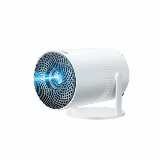 Salange P300 Mini Portable Projector - 4K 8K Video Decoding, 720P HD, Android 11, Wi-Fi, BT 5.1